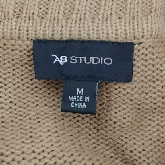 🆕NWOT Cowlneck Sweater Dress Tan - Picture 4 of 6